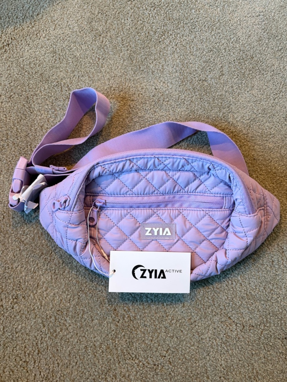 Zyia Active Lilac Streeterville Crossbody Bag NWT